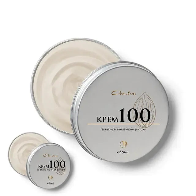 Крем 100 за напукани пети и много суха кожа - 30 ml