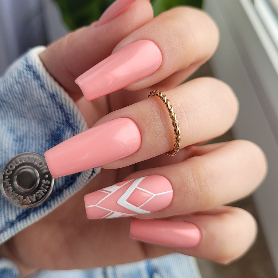 07 Гел Лак Розов 8g