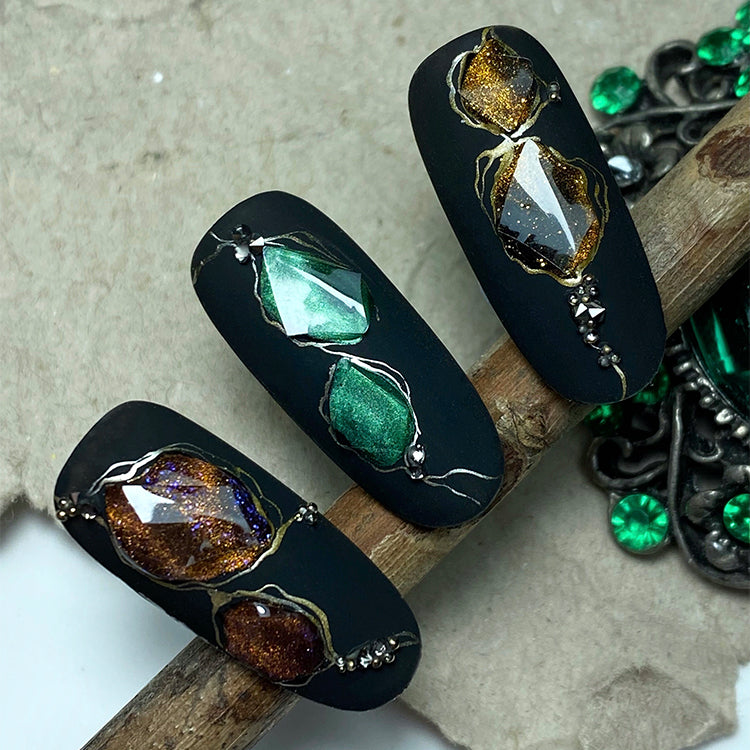 Котешко око 12 Гел Лак Зелен 8g