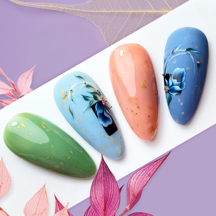 321 Iris Гел Лак Син 8g