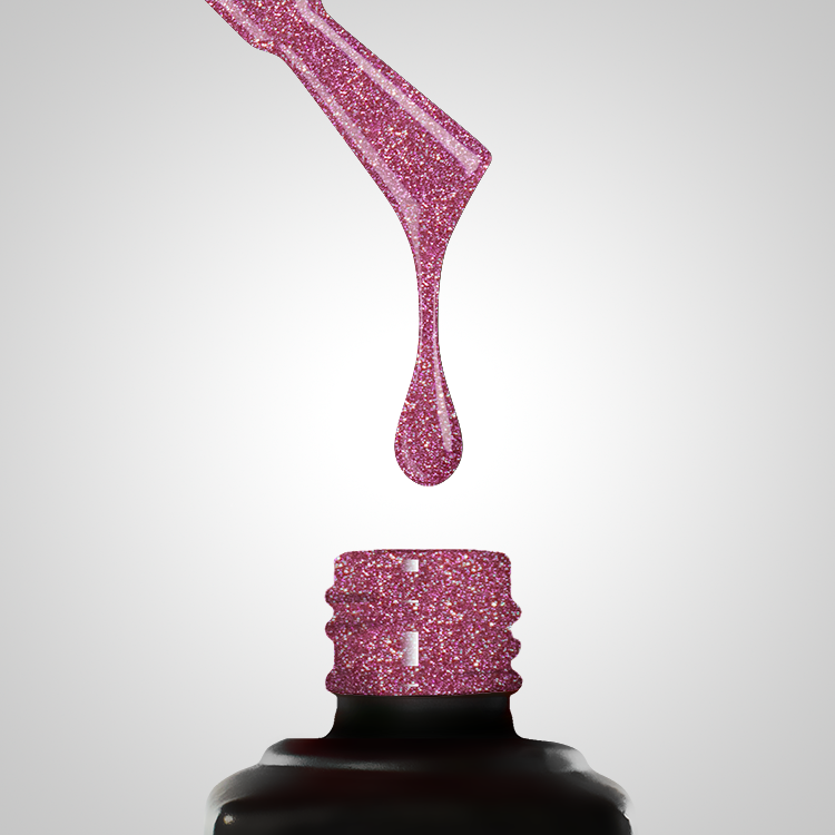 401 Pink Glow Гел Лак Розов Бляскав 10g