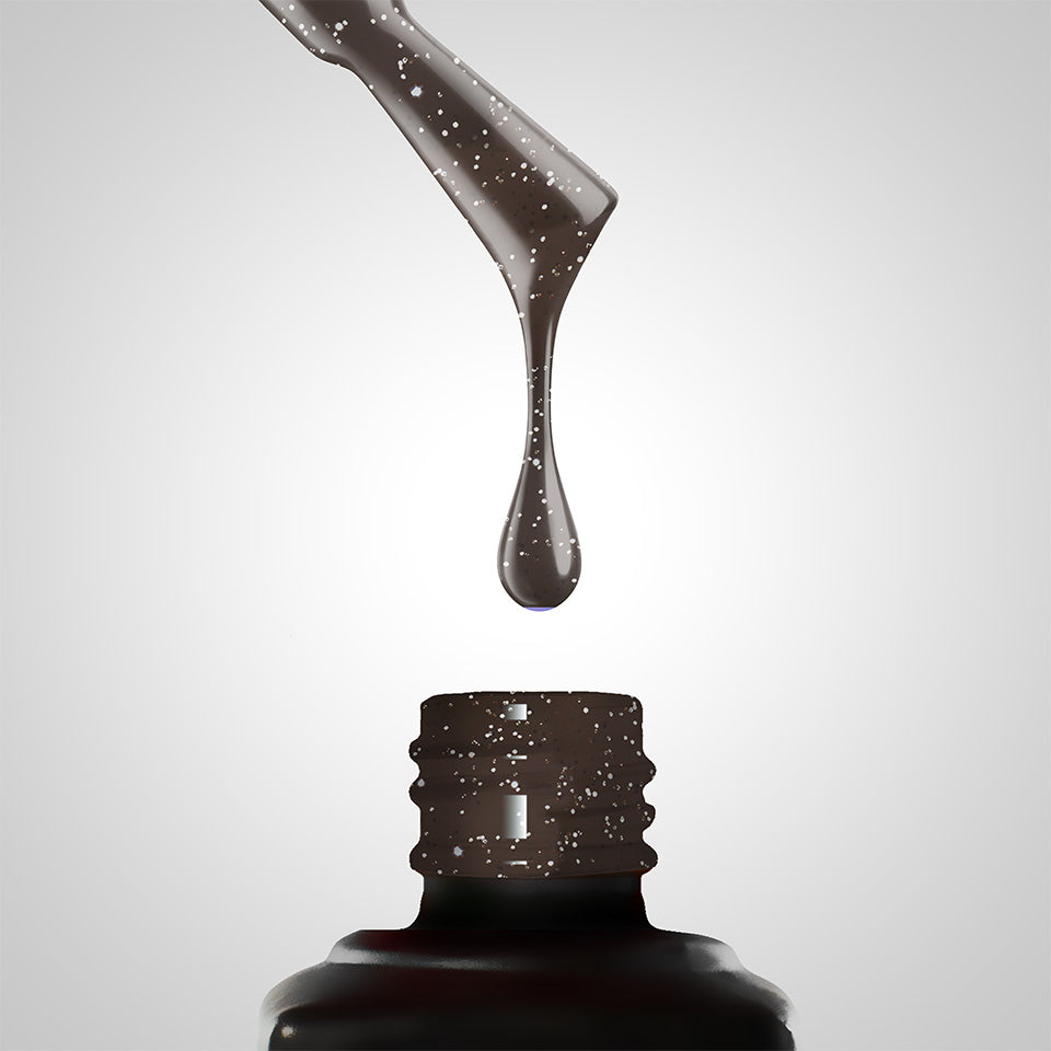 504 Flash Silver Fishnet Gel polish 10g 