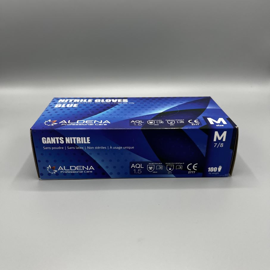 Nitrile gloves, Blue, 100 pcs.