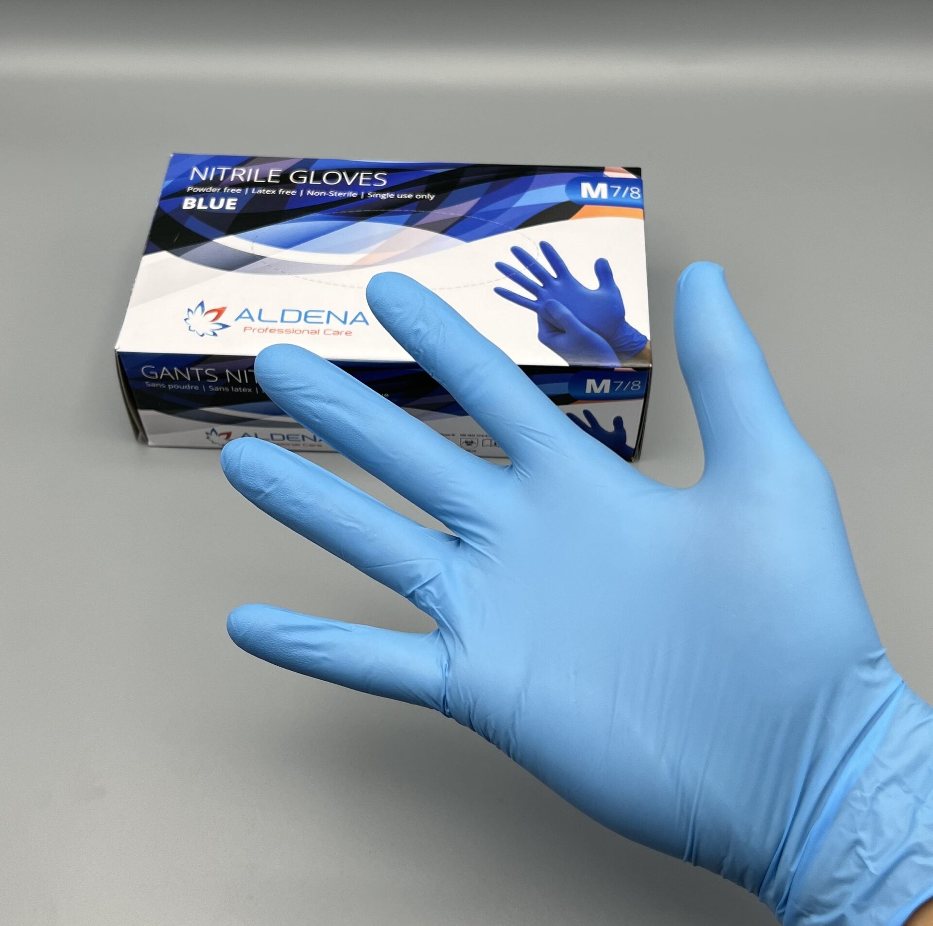 Nitrile gloves, Blue, 100 pcs.
