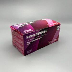 Предпазни маски за лице- розови, 50 бр.