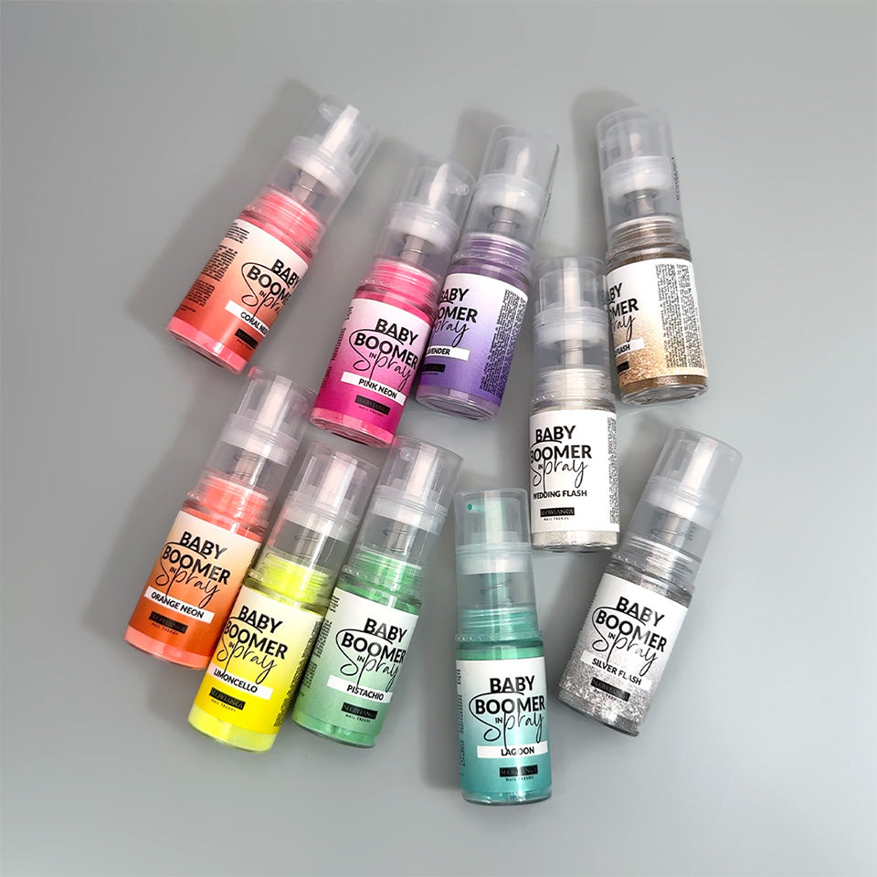 Baby Boomer in Spray Silver Flash 5g