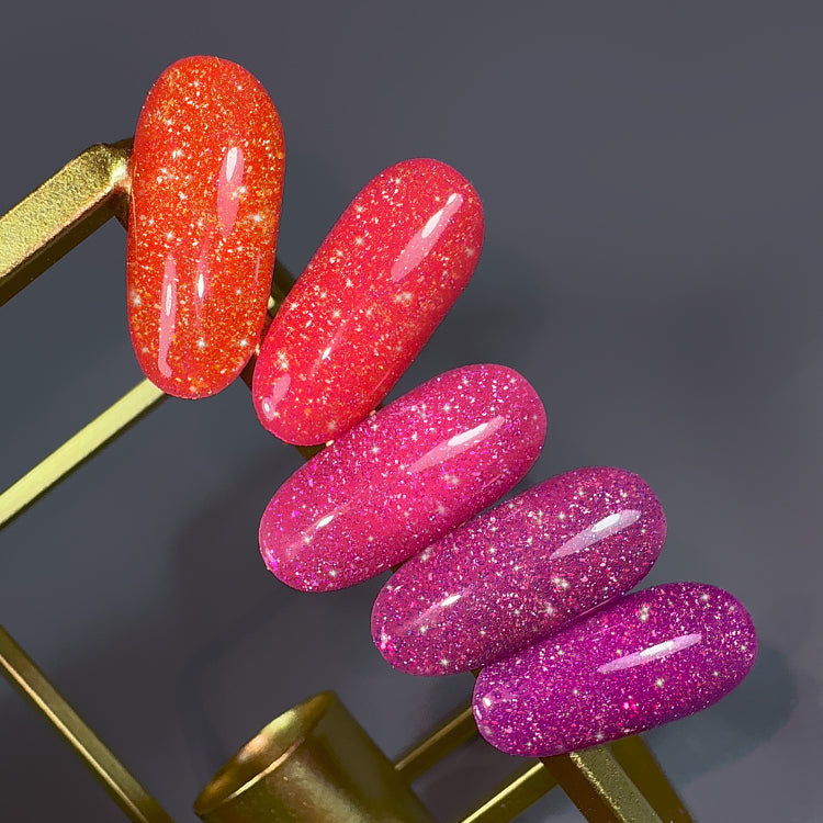 416 Hot Love Гел Лак Розов Бляскав 10g