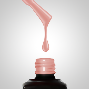 Fiber Builder Gel easy leveling Brown Cover in a bottle 10g