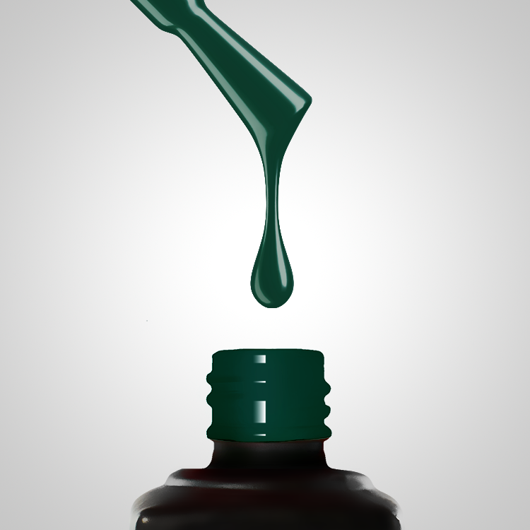 334 Bottle Гел Лак Зелен 8g