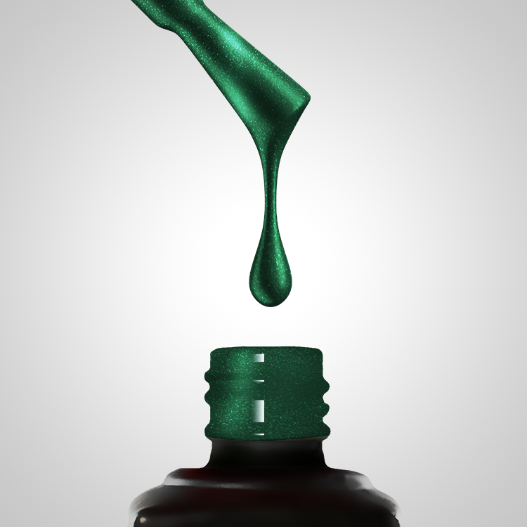 Котешко око 12 Гел Лак Зелен 8g