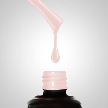 Fiber Builder Gel Easy leveling Ivory Beige in a bottle 10g