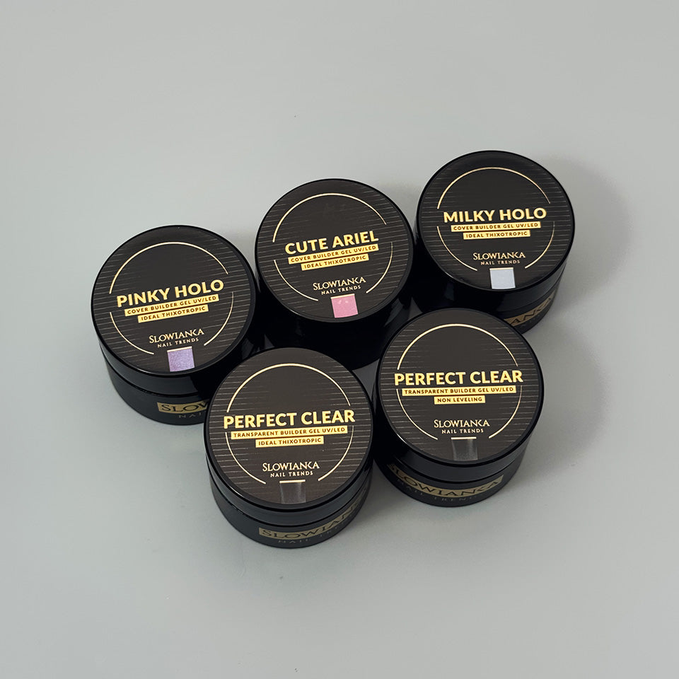 Промо изграждащи гелове 4+1 15g