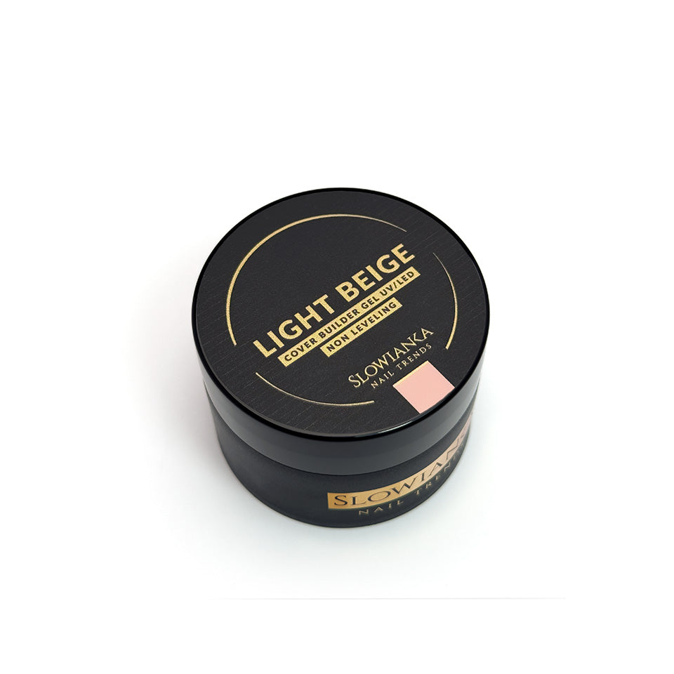 LIGHT BEIGE COVER building gel - non-leveling 15g