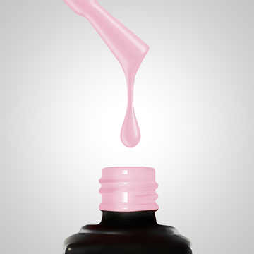 Fiber Builder Gel easy leveling Nude Pink in a bottle 10g 