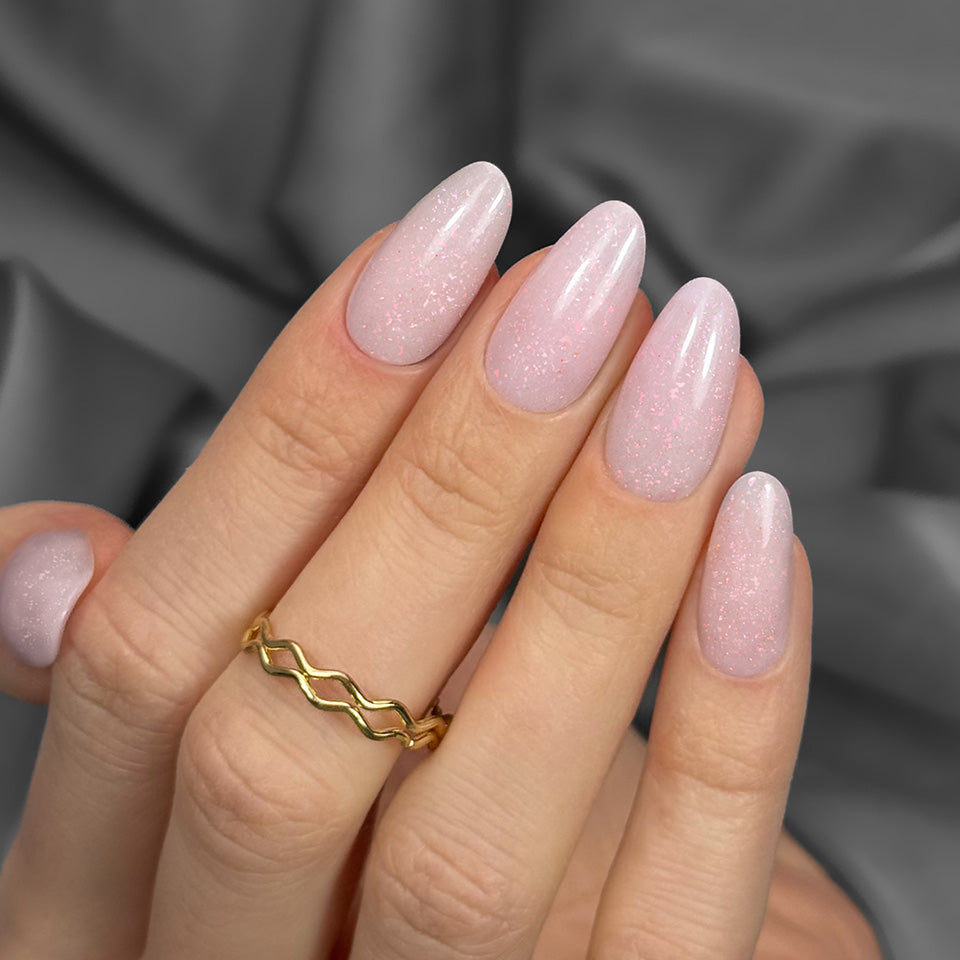 Construction gel PINKY HOLO COVER - ideal tixotropic 50g