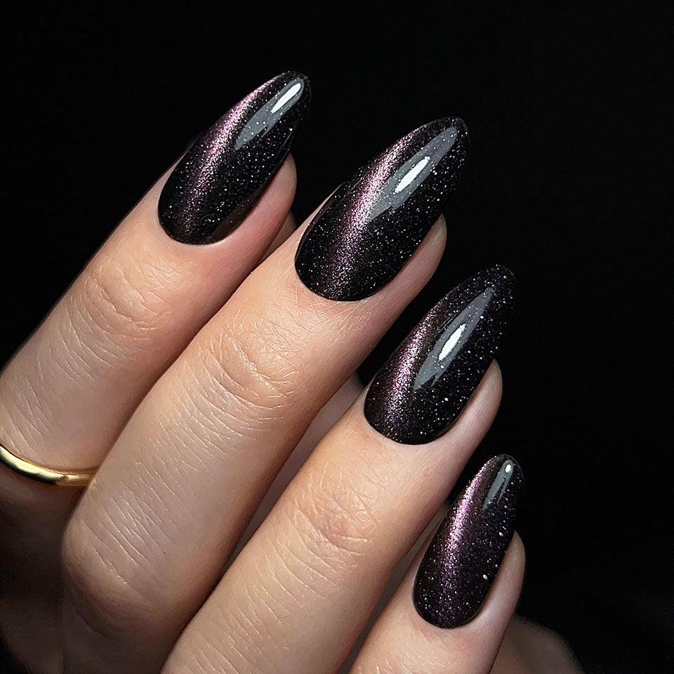 Top Coat No Wipe Flash Cat Eye Violet 10g